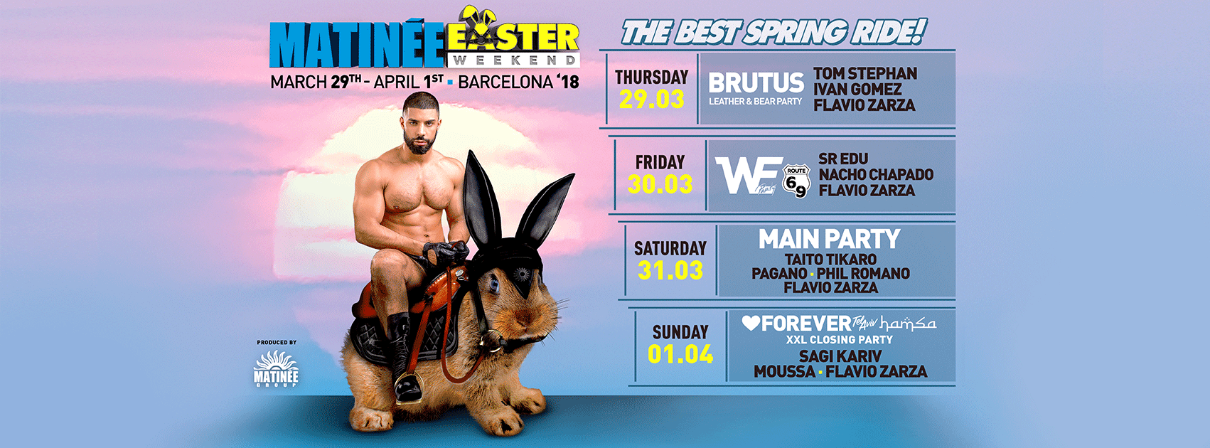 Matineé Easter Gay Weekend